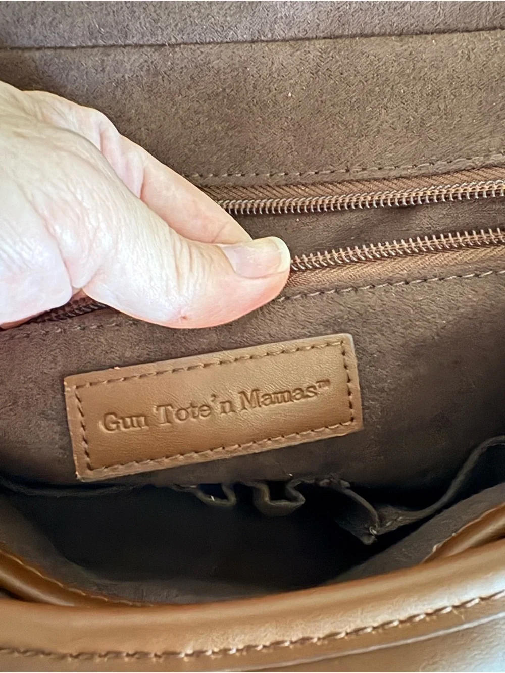 Gun Tote'N Mamas Saddlebag Concealed Carry Purse sling bag